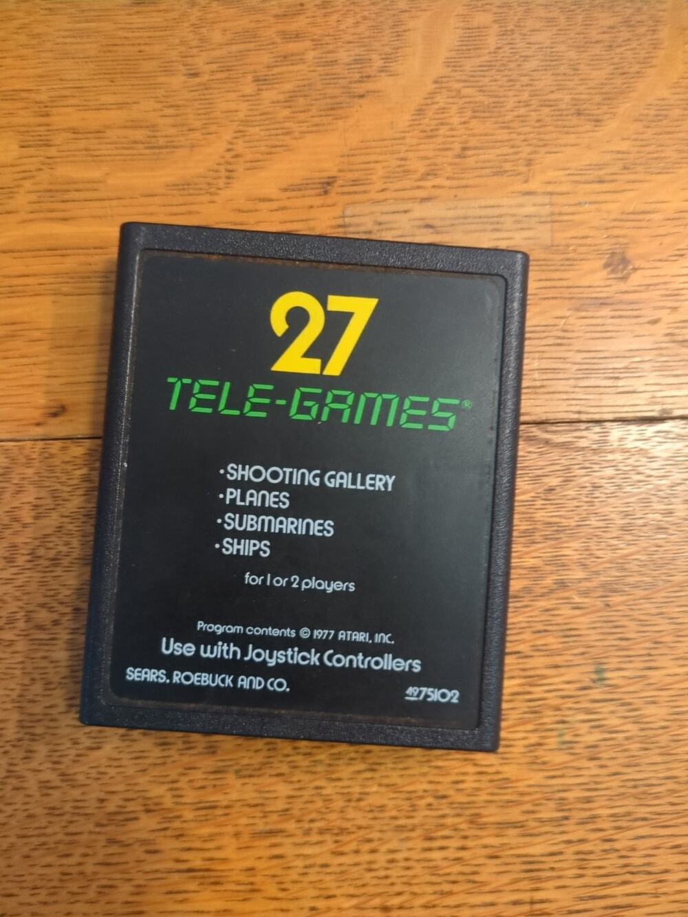 Target Fun Atari 2600 Sears 27 Tele-Games 1980 Cart Only